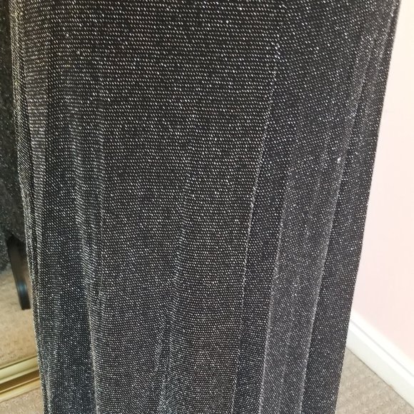 Celestial Black and Silver Wrap Maxi Dress - Lulus - Picture 5 of 16